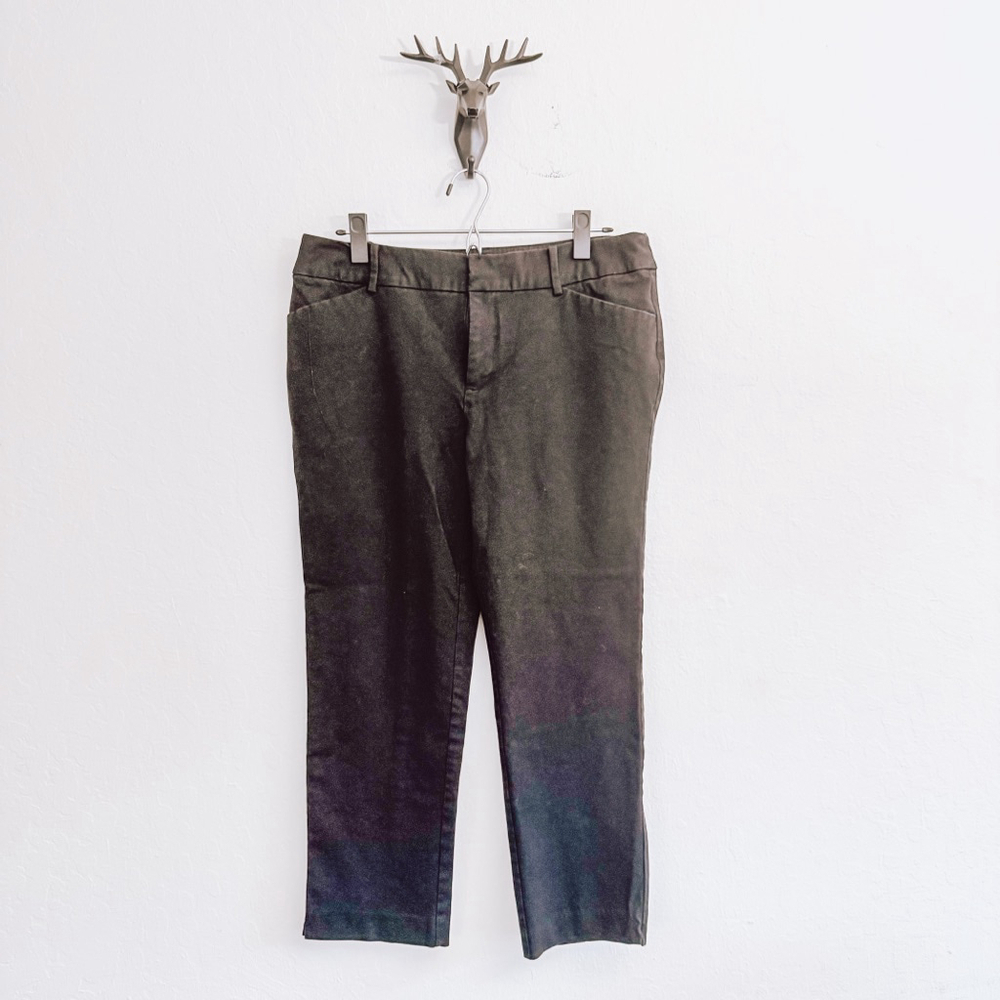 Charter Club Women's Black Ankle & Cropped Pants Size 10